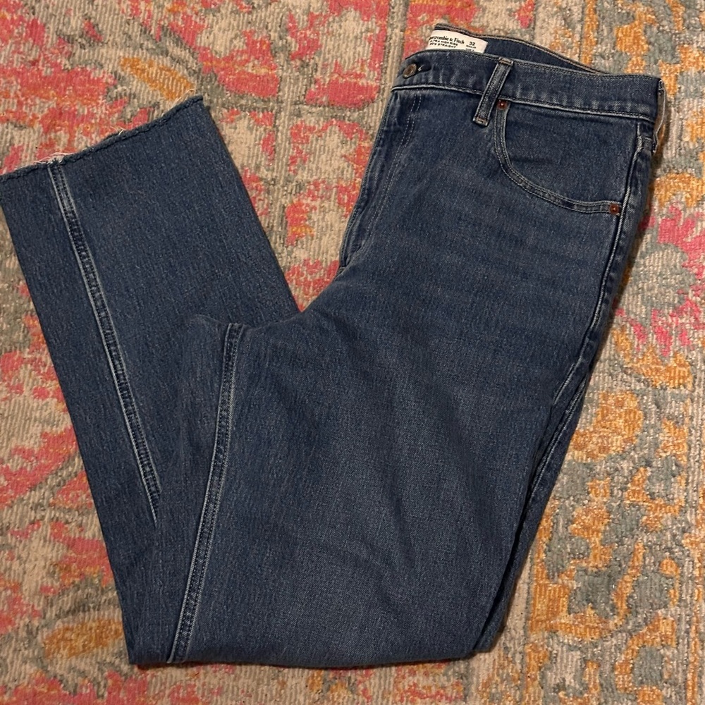 Abercrombie & Fitch Curve Love 90s Straight Jeans
